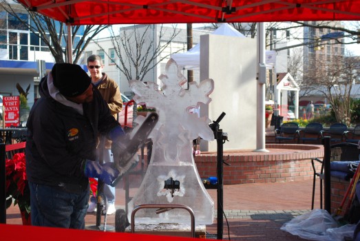 Live Ice Sculpting - Snowflake